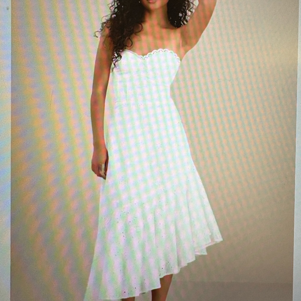 Lulu's White Asymmetrical Dress